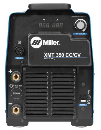 Miller® XMT® 350 CC/CV MIGRunner® with 20 Series Wire Feeder #951786 Back View